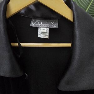 Alex Evenings Black Long Sleeve Dress